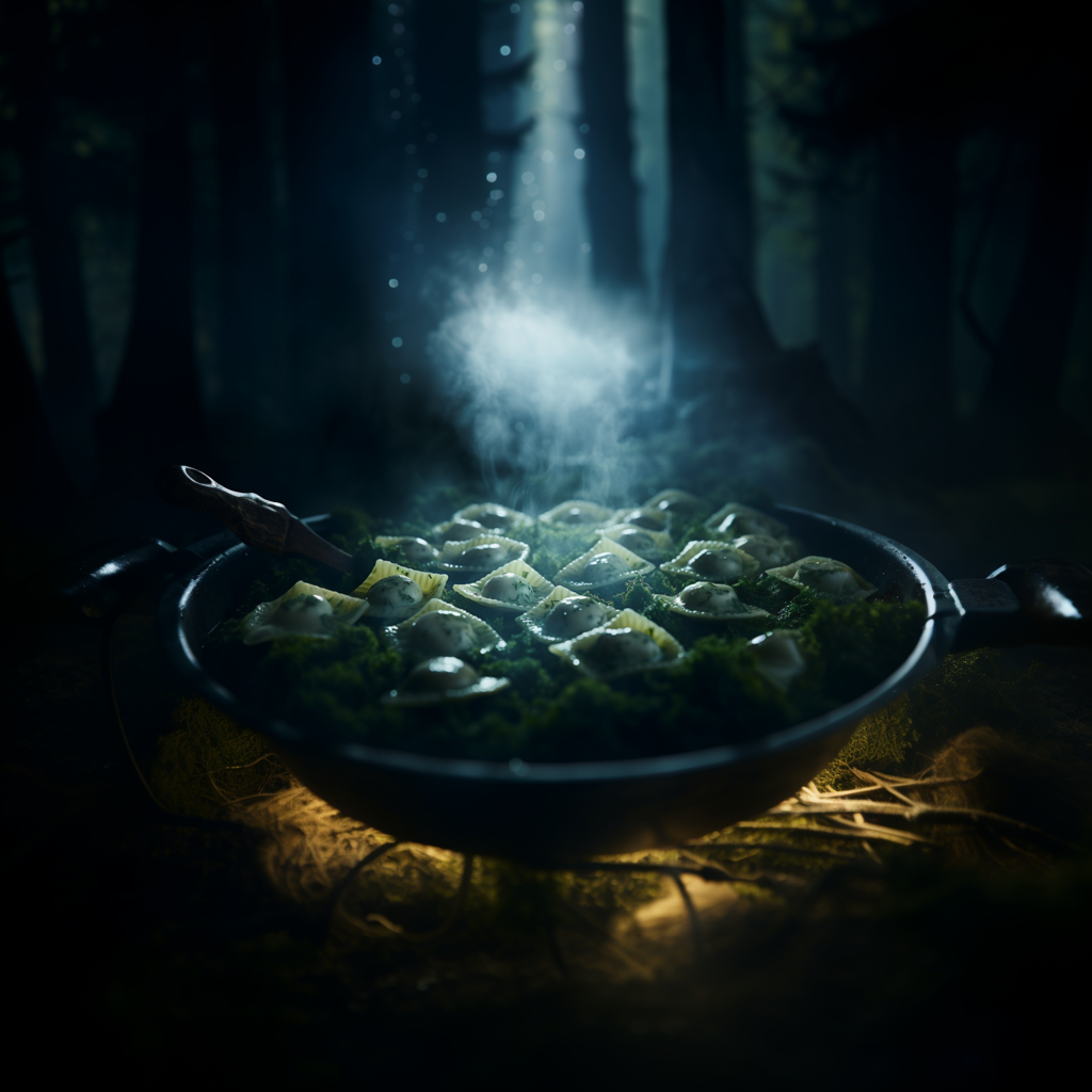 Ricotta ravioli in Warhammer 40k void
