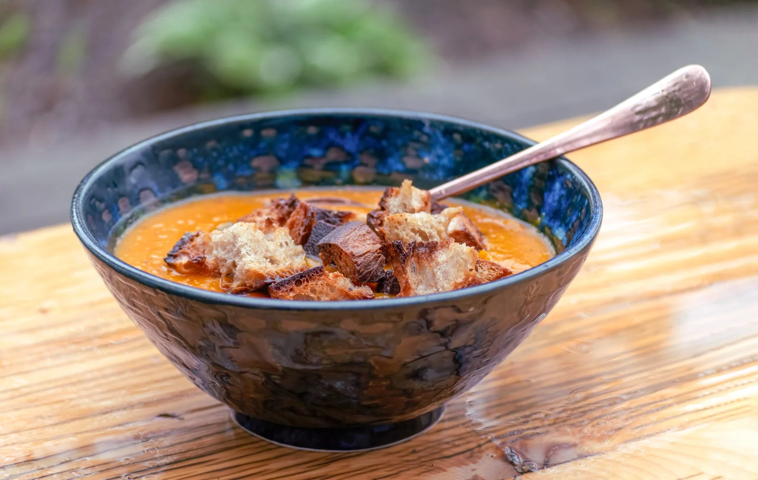 Homemade vegetable soup