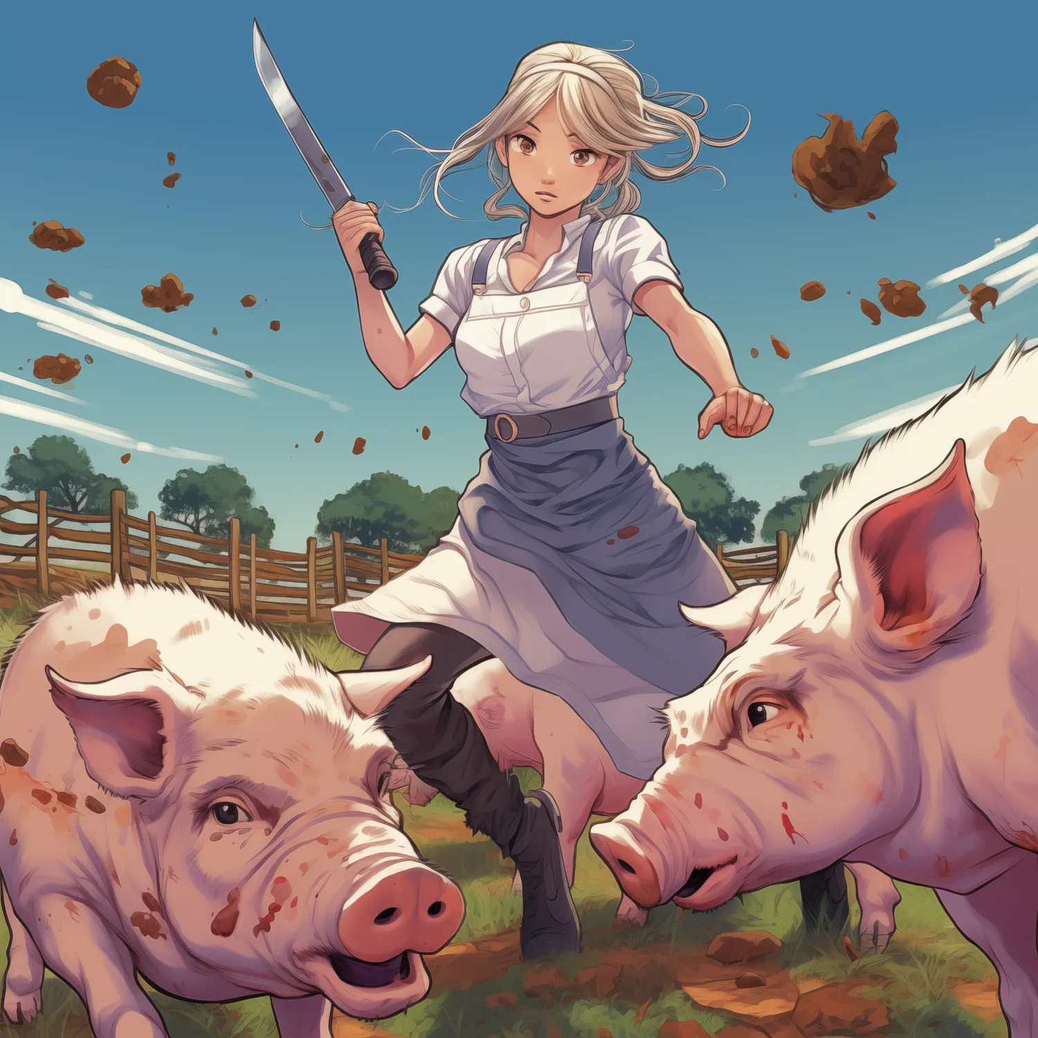 Butcher illustration