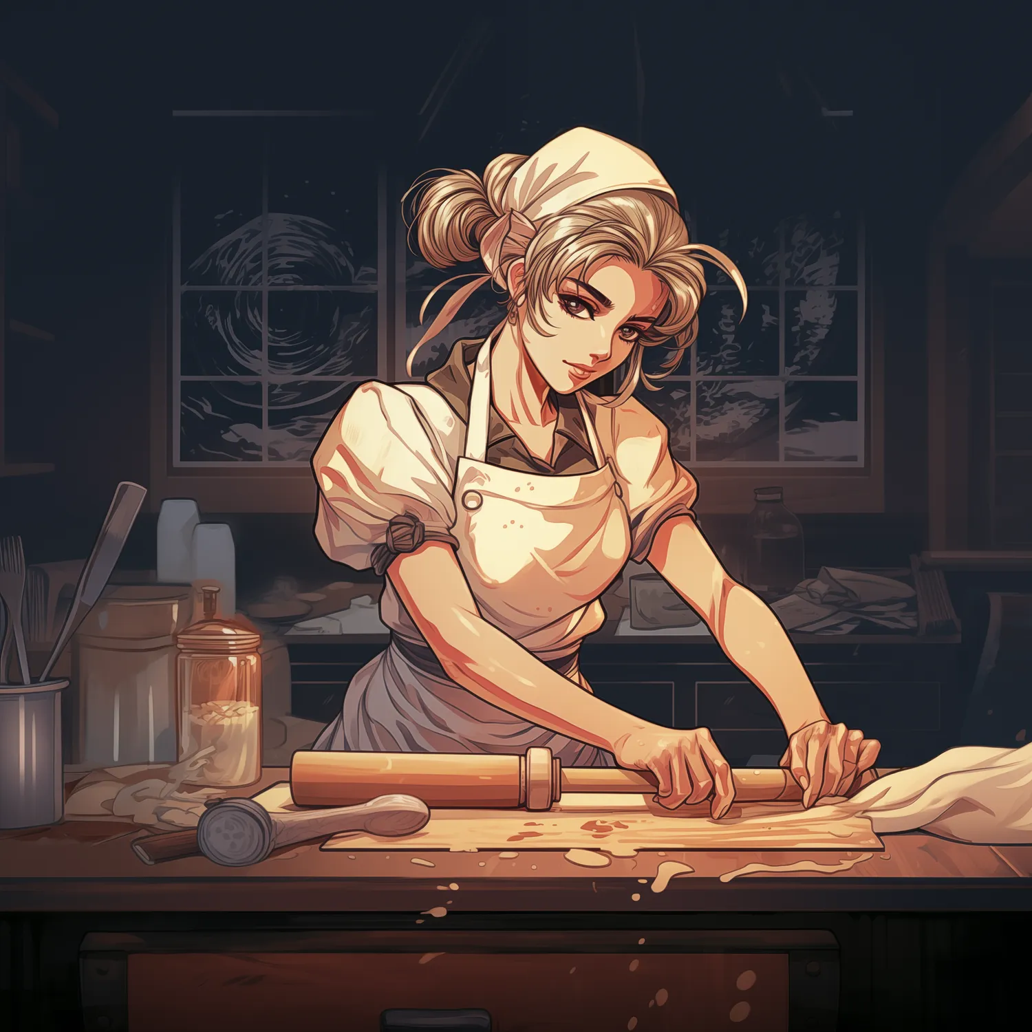 Rolling pin illustration